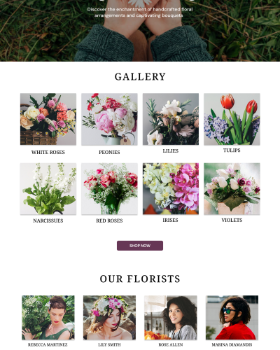 Retail - Flower Shop